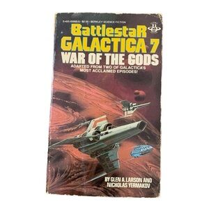 Vintage Battlestar Galactica 7 War of the Gods Book